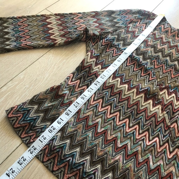 Wallis Faux Wrap Crochet Style Flare Long Sleeve Top Size 14 - Picture 12 of 12